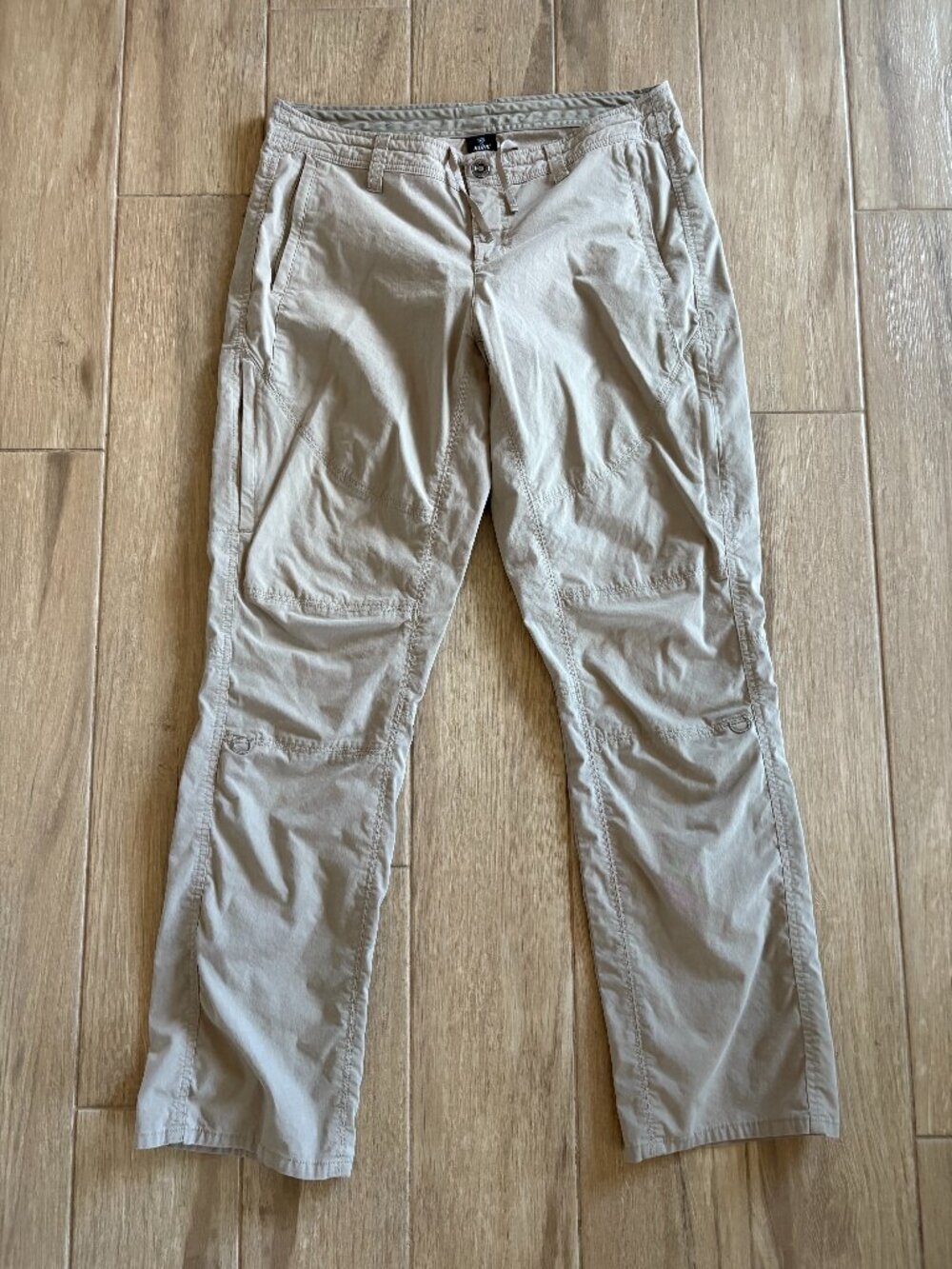Kuhl Spire Roll Up Pants Women's 12 Beige Outdoor Hiking Convertible Gorpcore